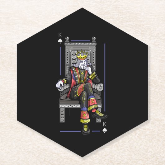 Kaart King Kartonnen Onderzetters (Voorkant)