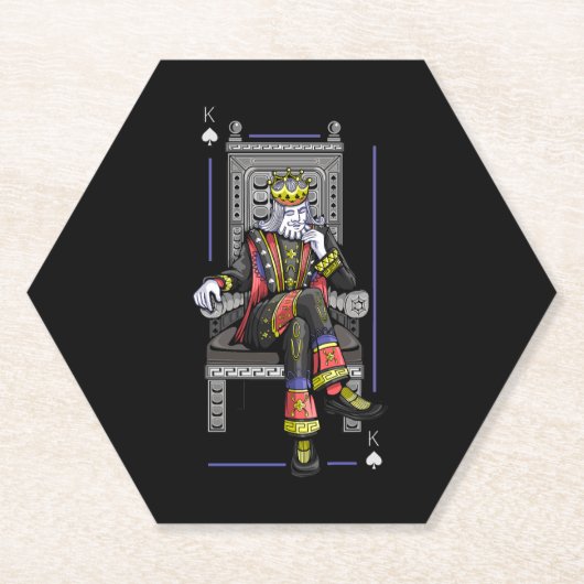 Kaart King Kartonnen Onderzetters (Voorkant)