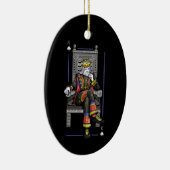 Kaart King Keramisch Ornament (Rechts)