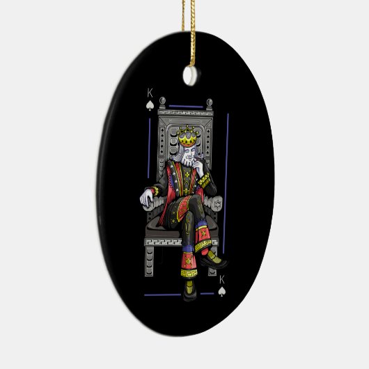 Kaart King Keramisch Ornament (Rechts)