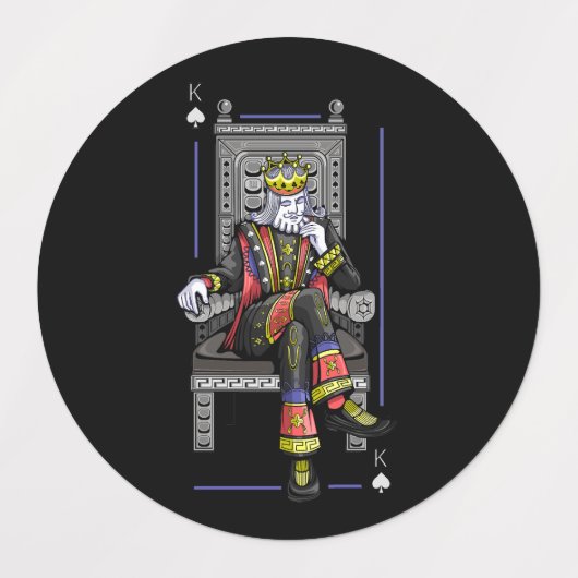 Kaart King Labels (Design 2)