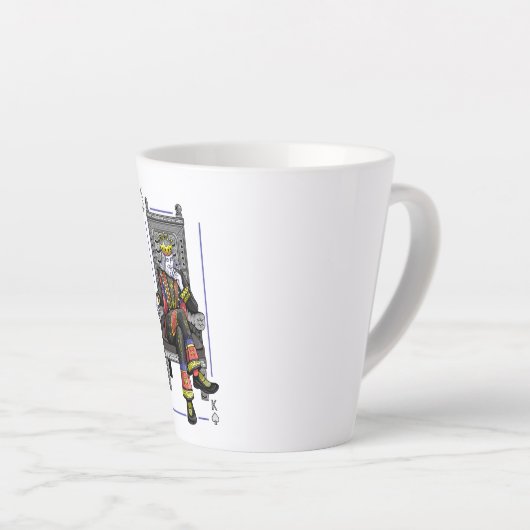 Kaart King Latte Mok (Rechterhoek)