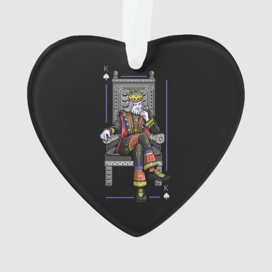 Kaart King Ornament (achterkant)