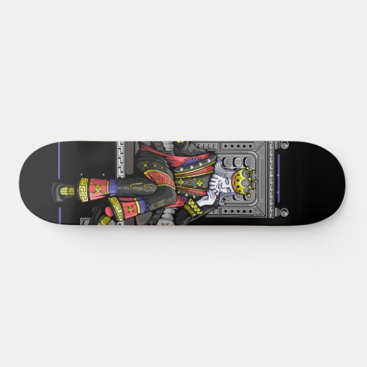 Kaart King Persoonlijk Skateboard (Horizontaal)