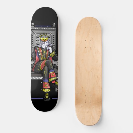 Kaart King Persoonlijk Skateboard (Voorkant)