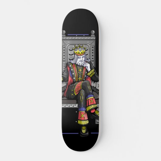 Kaart King Persoonlijk Skateboard (Voorkant)