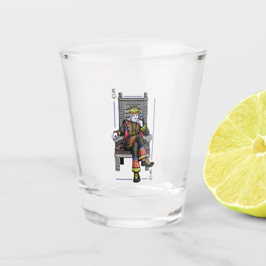Kaart King Shot Glas (Voorkant)
