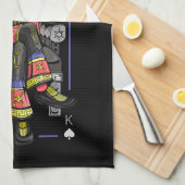 Kaart King Theedoek (Quarter Fold)