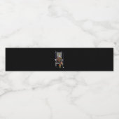 Kaart King Waterfles Etiket (Enkel label)