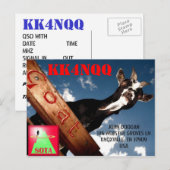 KAART KK4NQQ QSL (Voorkant / Achterkant)