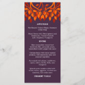 Kaart Kleurrijk damesmenu (Achterkant)