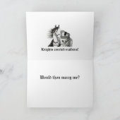 kaart "Knachten ontroerd door Maidens" (Binnen)