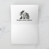 kaart "Knachten ontroerd door Maidens" (Binnen)