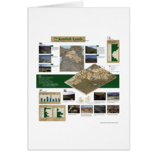 Kaart Koerdische Landen 1992