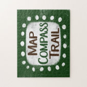 Kaart Kompas Trail Jigsaw Puzzel (Verticaal)