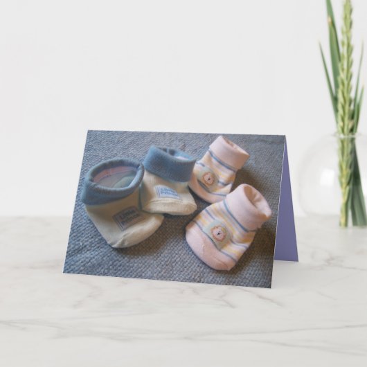 Kaart kondigt tweeling aan (Voorkant)