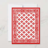 Kaart Koningin Foto Birthday Party Uitnodiging (Achterkant)