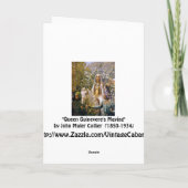 Kaart: Koningin Guinevere Kaart (Achterkant)