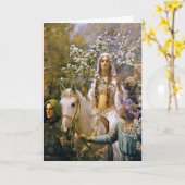 Kaart: Koningin Guinevere Kaart (Gele Bloem)