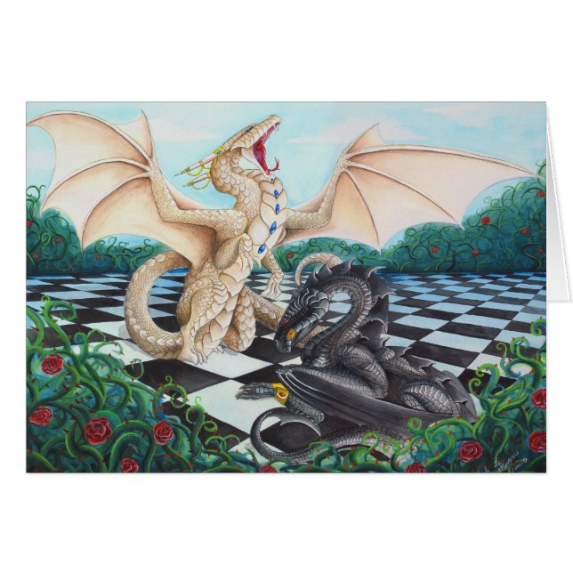 Kaart "Koningin Koning" (Voorkant Horizontaal)