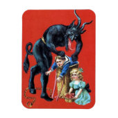  kaart Krampus koelkast magnet Magneet (Verticaal)