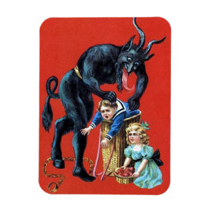  kaart Krampus koelkast magnet Magneet
