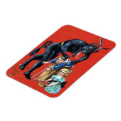  kaart Krampus koelkast magnet Magneet (Linkerzijde)