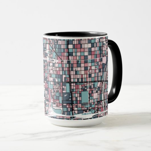 Kaart Kyoto Japan Mok (Voorkant rechts)