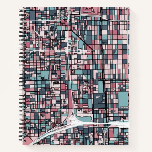 Kaart Kyoto Japan Notitieboek (Voorkant)