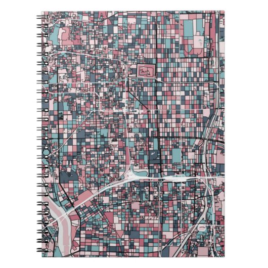 Kaart Kyoto Japan Notitieboek (Voorkant)