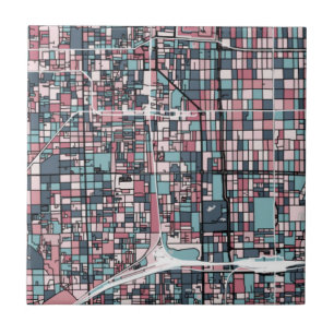 Kaart Kyoto Japan Tegeltje