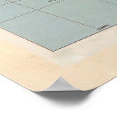  kaart La Spezia Italië (1943) Poster (Hoek)