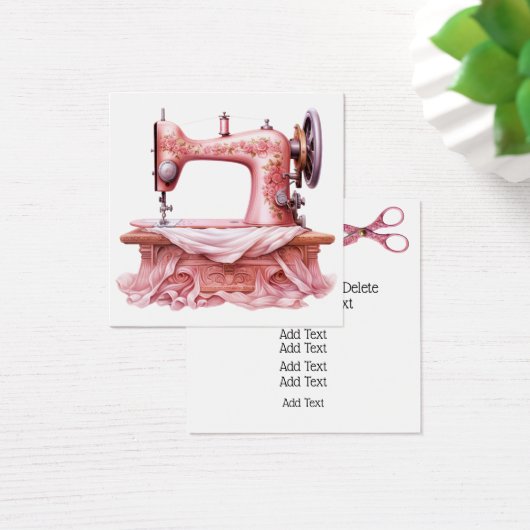 Kaart/Label van bedrijf EN behuizing Vierkante Visitekaartjes (Bureau)