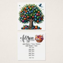 Kaart / Label voor bedrijf en behuizing