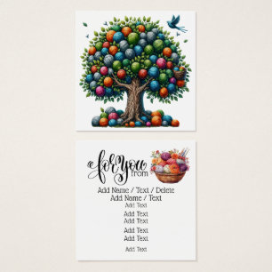 Kaart / Label voor bedrijf en behuizing