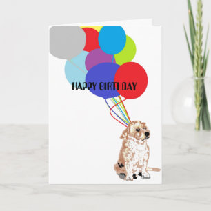 Kaart-labrador rekker voor kinderen van Birthday Bedankkaart