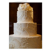 Kaart -  Lace Wedding Cake (Voorkant)