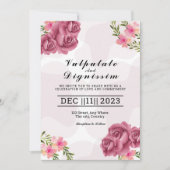 Kaart landschapsontwerp winterbruiloft (Voorkant)