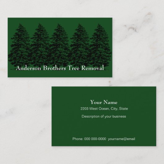 Kaart Landschapsstructuur verwijderen Visitekaartje (Voorkant / Achterkant)