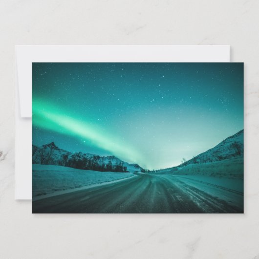 Kaart langs de noordelijke lichtweg (Voorkant)