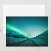 Kaart langs de noordelijke lichtweg (Voorkant / Achterkant)