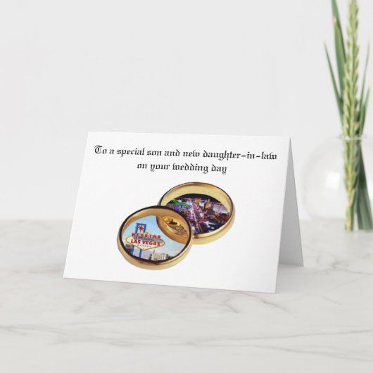 Kaart Las Vegas Wedding (Hallsworth) (Voorkant)