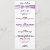 Kaart Lavender Infinity Menu (Voorkant)