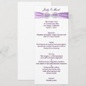 Kaart Lavender Infinity Menu (Voorkant / Achterkant)
