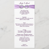 Kaart Lavender Infinity Menu (Voorkant)