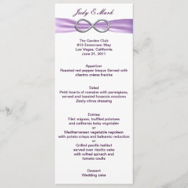 Kaart Lavender Infinity Menu