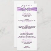 Kaart Lavender Infinity Menu (Voorkant / Achterkant)