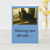 Kaart - leeg - Je ontbreekt al (Gele Bloem)