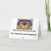 Kaart: Lente door Frances Macdonald Kaart (Achterkant)