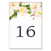 Kaart Lentonige tabelnummer (Achterkant)